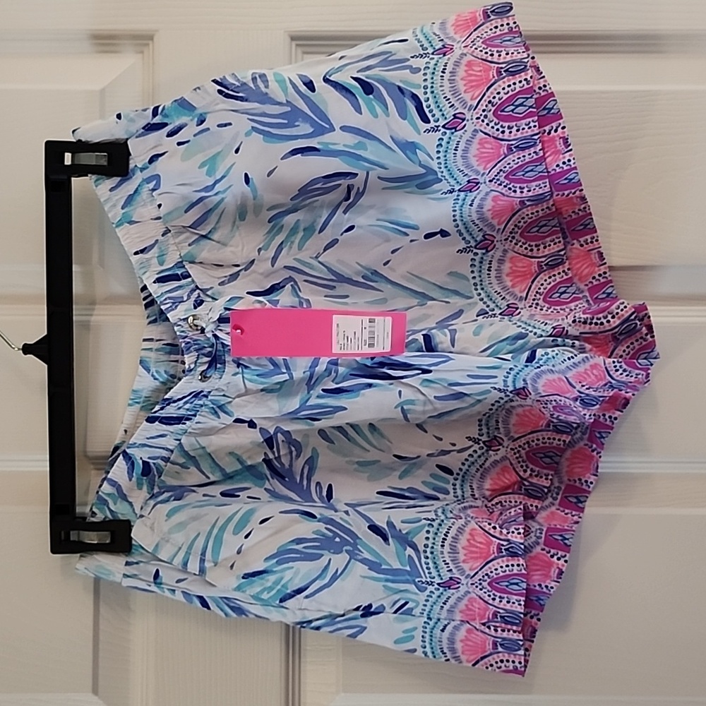 Lilly Pulitzer NWT Katia Short, Medium, Color: Resort White Flock Together